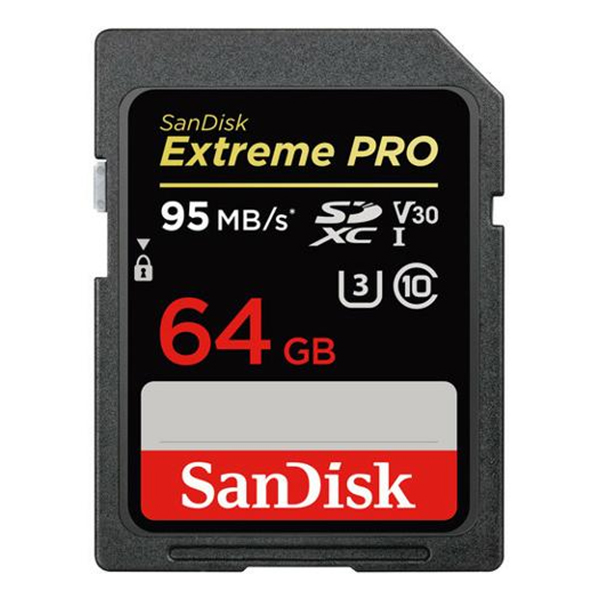 Thẻ Nhớ SanDisk 64GB Extreme PRO SDXC UHS-I - Hàng Nhập Khẩu