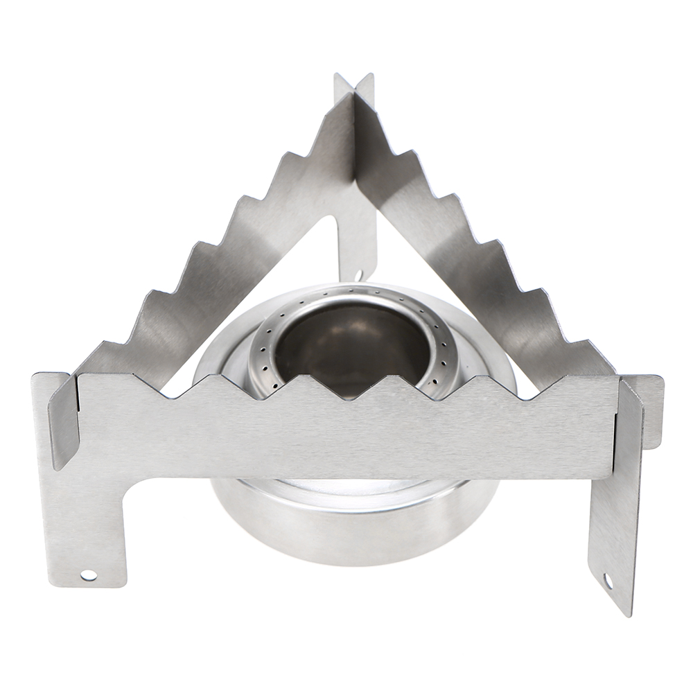 Giá Đỡ Bếp Cồn Bằng Titan Siêu Nhẹ Có Thể Gấp Lại Cho Cắm Trại Dã Ngoại Đi Bộ Đường Dài