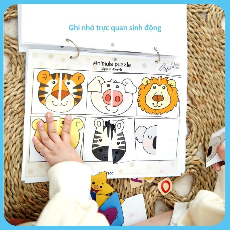 Học liệu bóc dán song ngữ thông minh cho bé BUNNYBOO