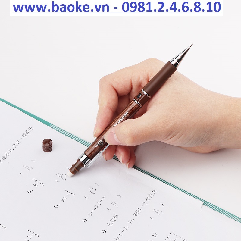 Bút chì kim vân gỗ có tẩy Baoke - ZD107