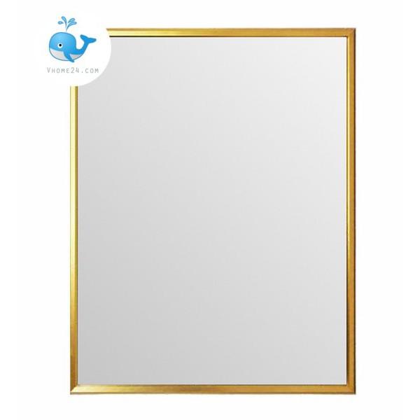 GƯƠNG TREO TƯỜNG VIỀN VÀNG GOLD BẢN NHỎ BL206A
