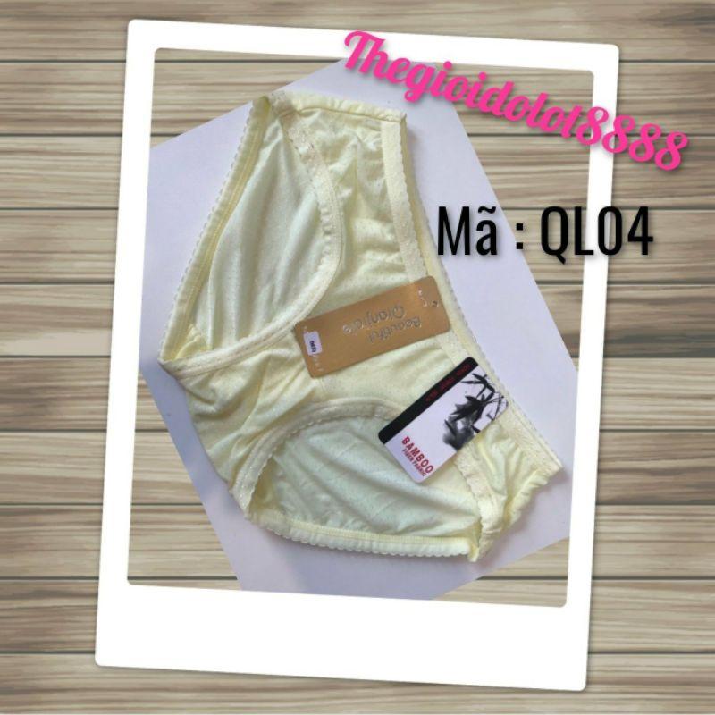 Quần lót ren chất liệu cotton co giãn tốt mã đặt hàng QL04
