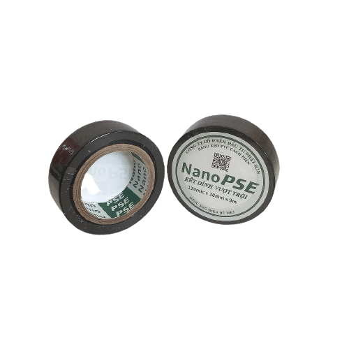 Băng keo cách điện đủ mét Nano PSE 9m màu đen