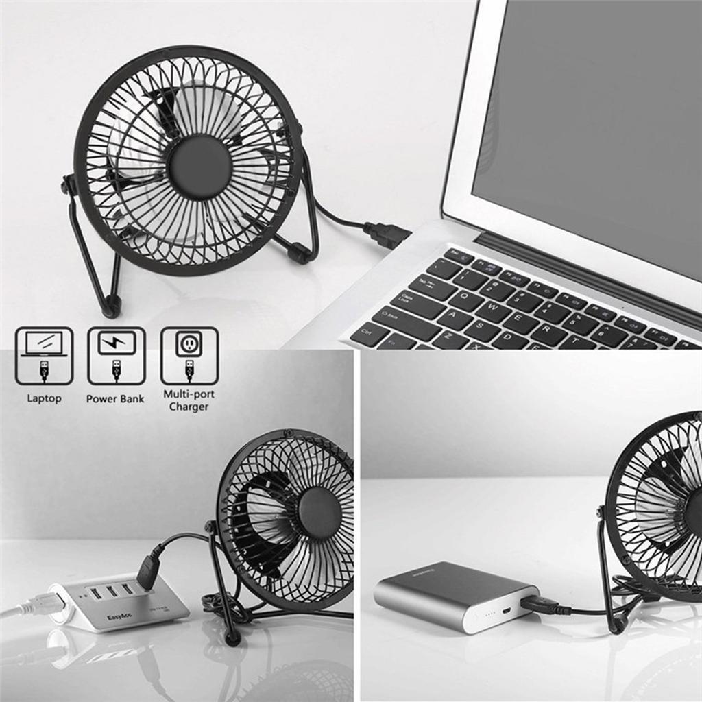 Solar Panel Power Charging External Battery Charger 6V 3W & 4'' Cooling Fan
