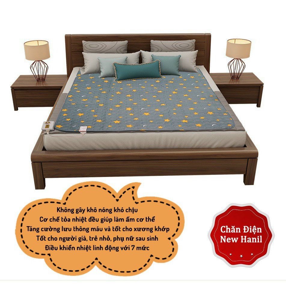 Chăn điện, đệm điện, nệm điện sưởi Hanil hàn quốc chất liệu cotton - Hàng chính hãng