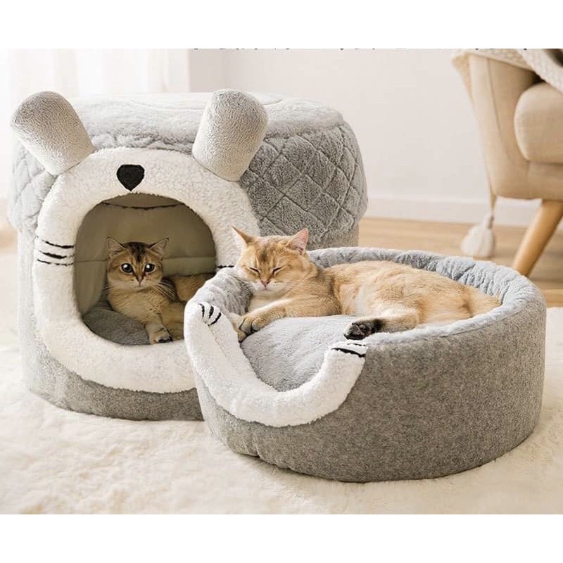 Ổ đệm hình thú 2in1 cho thú cưng
