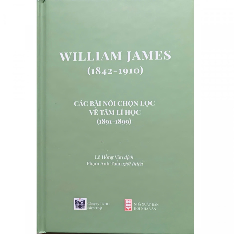 Các bài nói chọn lọc về tâm lý học (1891-1899) của William James - ảnh 2