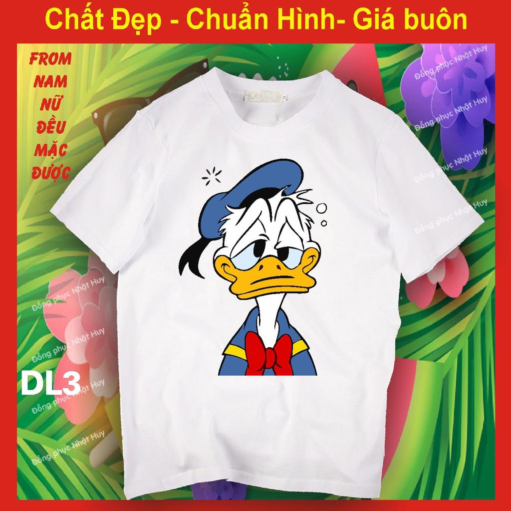 Áo thun vịt Donald DL2,phông , chất đẹp, bao đổi trả,