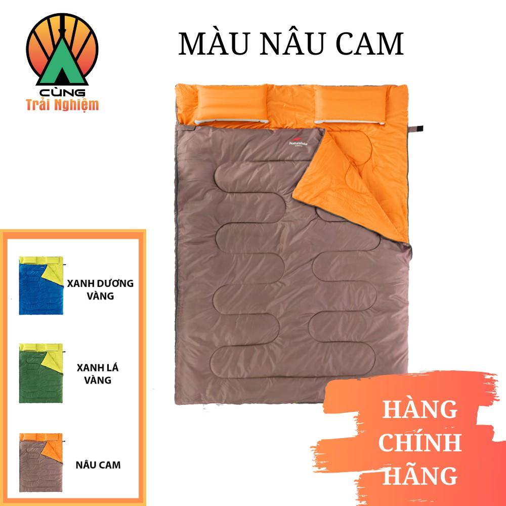 Túi Ngủ Đôi Chính Hãng Naturehike SD15M030-J Cho 2 Người, Siêu Gọn 2kg