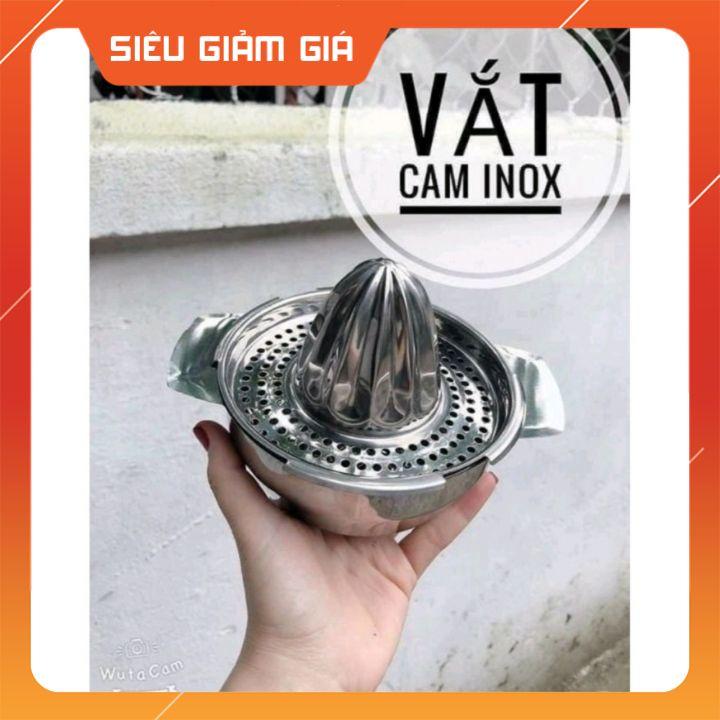 Vắt cam inox + nhựa vắt cam tiện dụng làm bằng inox 304 để có những cốc nước cam thơm ngon