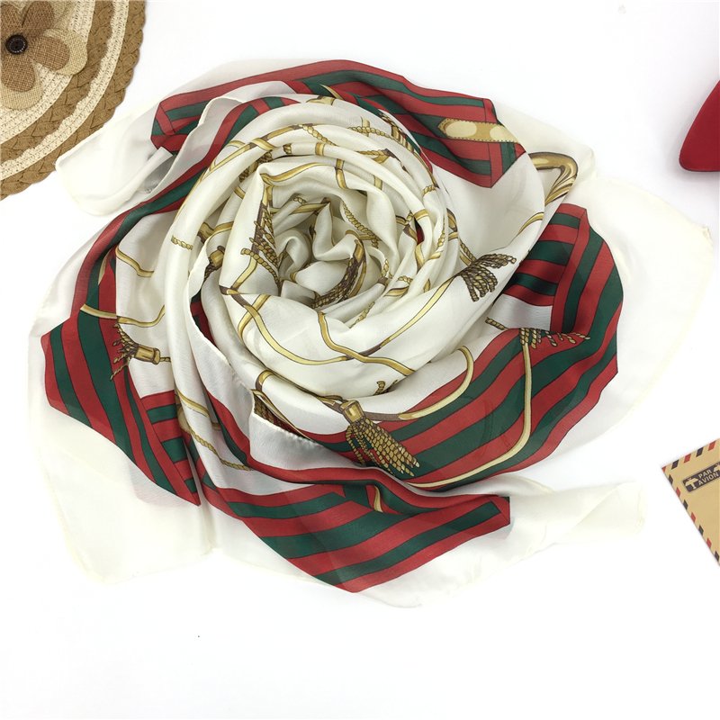 Khăn lụa nữ phối hoạ tiết Haint Boutique K07