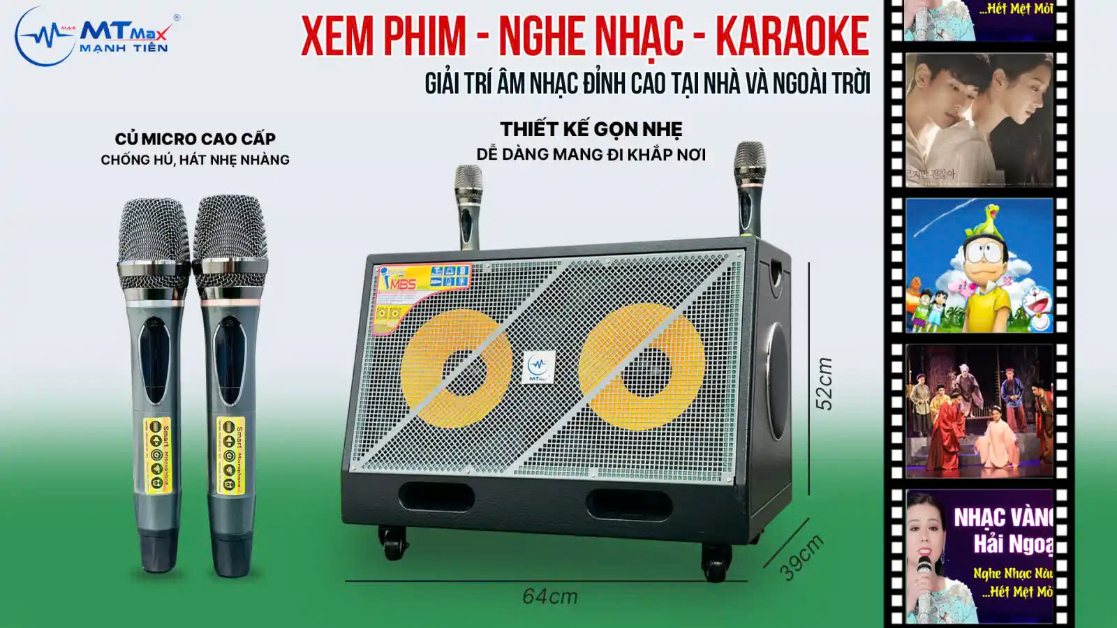 Loa Kéo Karaoke 2025 MTMAX K28 Pro - 2 Bass25 Ấm Uy Lực Công Suất 500W Hệ Thống 6 Loa 3 Đường Tiếng Bass, Trung, Treble Âm Thanh Đa Hướng Bộ Nút Chỉnh Dạng Kim Cương Sang Trọng Kèm 2 Micro Hát Nhẹ Vang Sâu hàng nhập khẩu