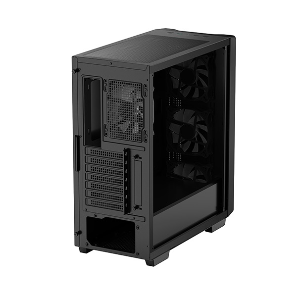 Vỏ máy tính Case Deepcool CC560 [ĐEN] sẵn 4 Fan LED Gaming Kính cường lực (ATX, M-ATX, ITX) - Hàng chính hãng Viễn Sơn phân phối