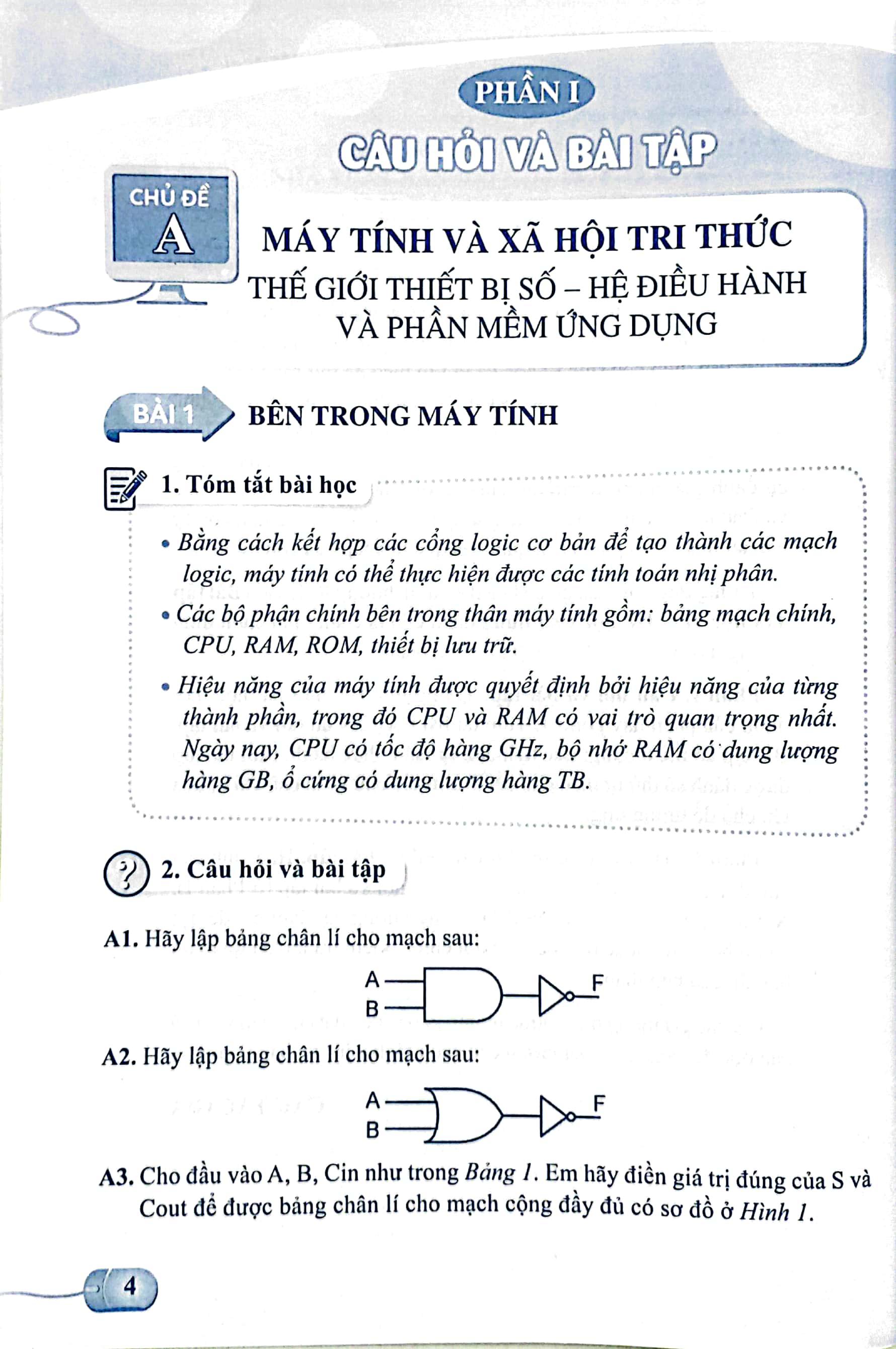 Bài Tập Tin Học 11 - Tin Học Ứng Dụng (Cánh Diều) (2023)