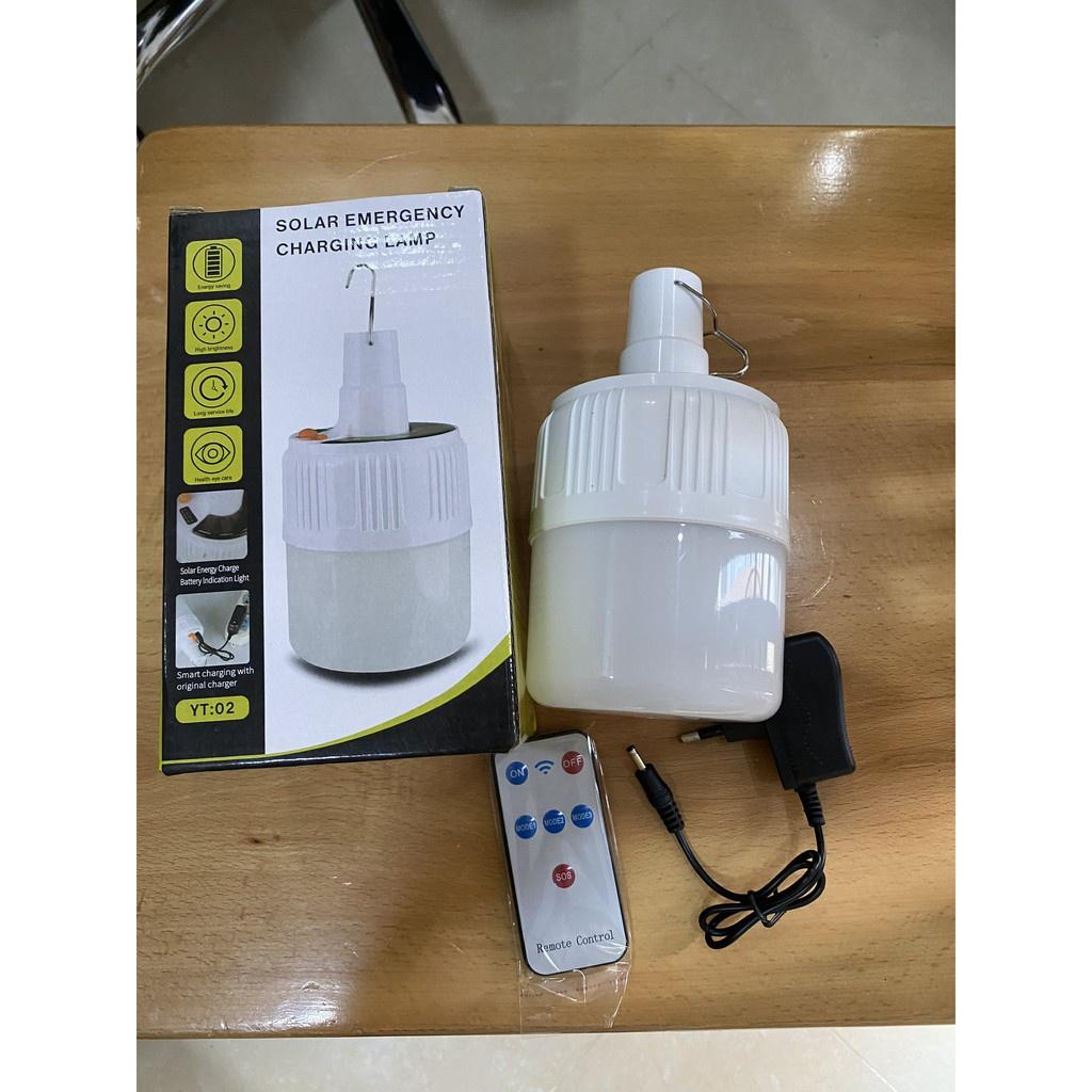 Bóng đèn tích điện 100w có móc treo kèm củ sạc