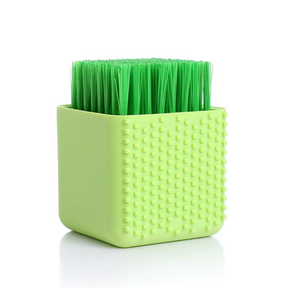 Bàn chải giặt đa chức năng chất liệu silicone mềm mại làm sạch giày Bàn chải đồ lót quần áo.