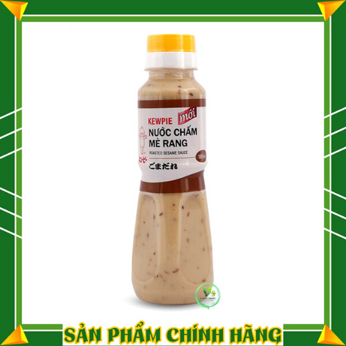 Sốt mè rang kewpie chai 180 ml / Nước chấm xốt mè rang Rong nho