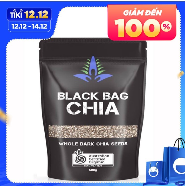 Hạt Chia Seeds đen Úc túi 500G
