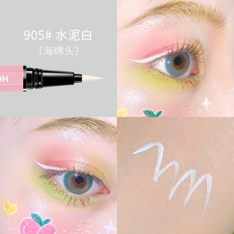 Bút kẻ mắt dạ HOLD LIVE màu sắc chống thấm nước lâu trôi nét mảnh Superfine Natural Eyeliner HL390
