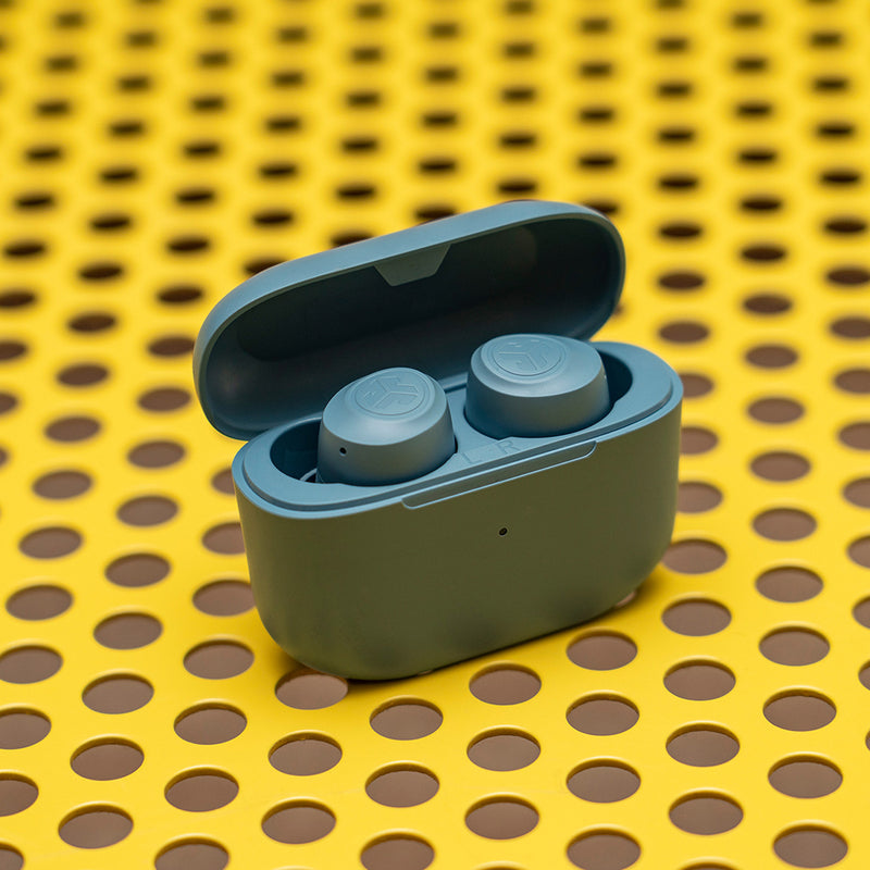 Tai nghe Bluetooth True Wireless Go Air Pop JLab màu xám xanh - Hàng chính hãng