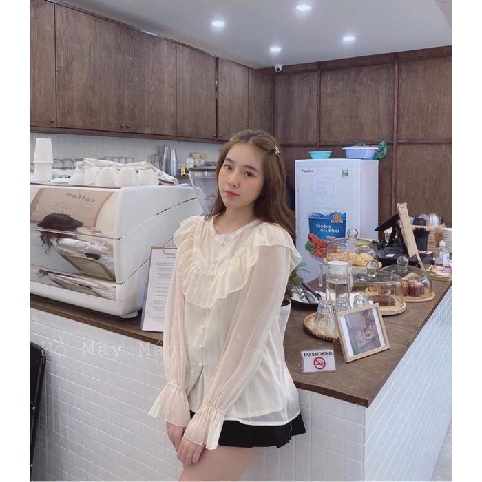 Sơ mi bèo 2 lớp