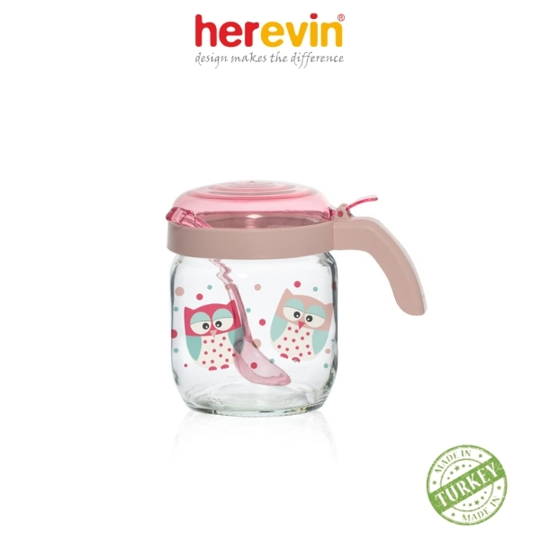 Hũ Gia Vị Thuỷ Tinh Có Muỗng  Herevin Décor 425ML