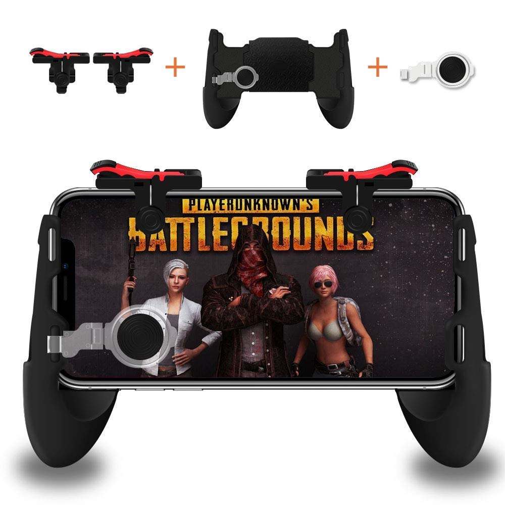 COMBO PUBG 3 trong 1 bộ tay cầm chơi game và bộ 2 nút controller chơi game pubg D9