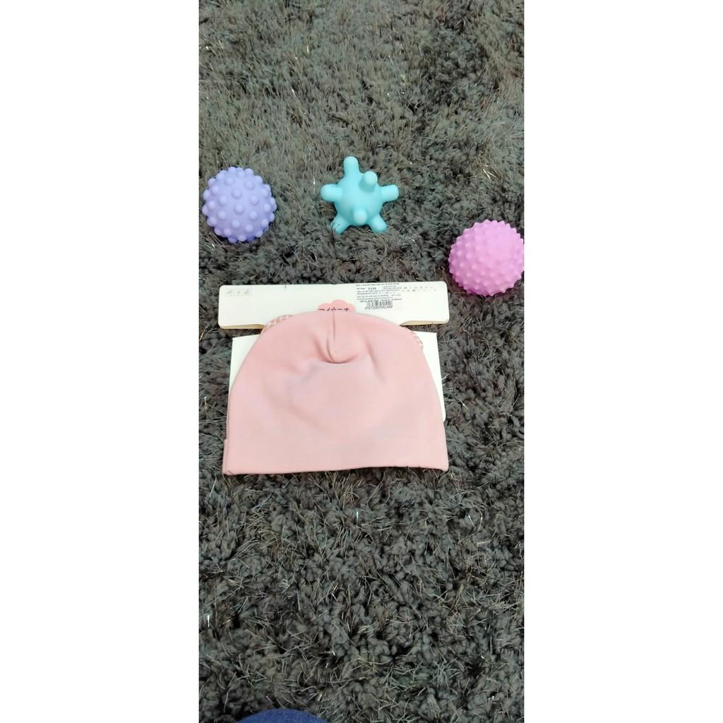 Nón em bé hình đám mây , chât liệu cotton 100%, thương hiệu Aiueo Nhật Bản.