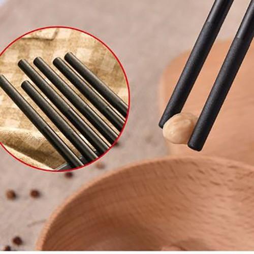 Đũa - Combo 30 Đôi Đũa Khảm Vàng - Đũa Ăn Viền Vàng - Đũa Ăn Cơm - Đũa Ăn Đen Viền Vàng - Loại Tốt