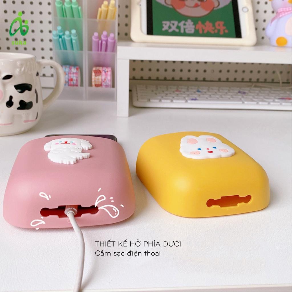 Kệ dán tường đựng điều khiển, điện thoại, đồ cá nhân đa năng tiện dụng dễ thương