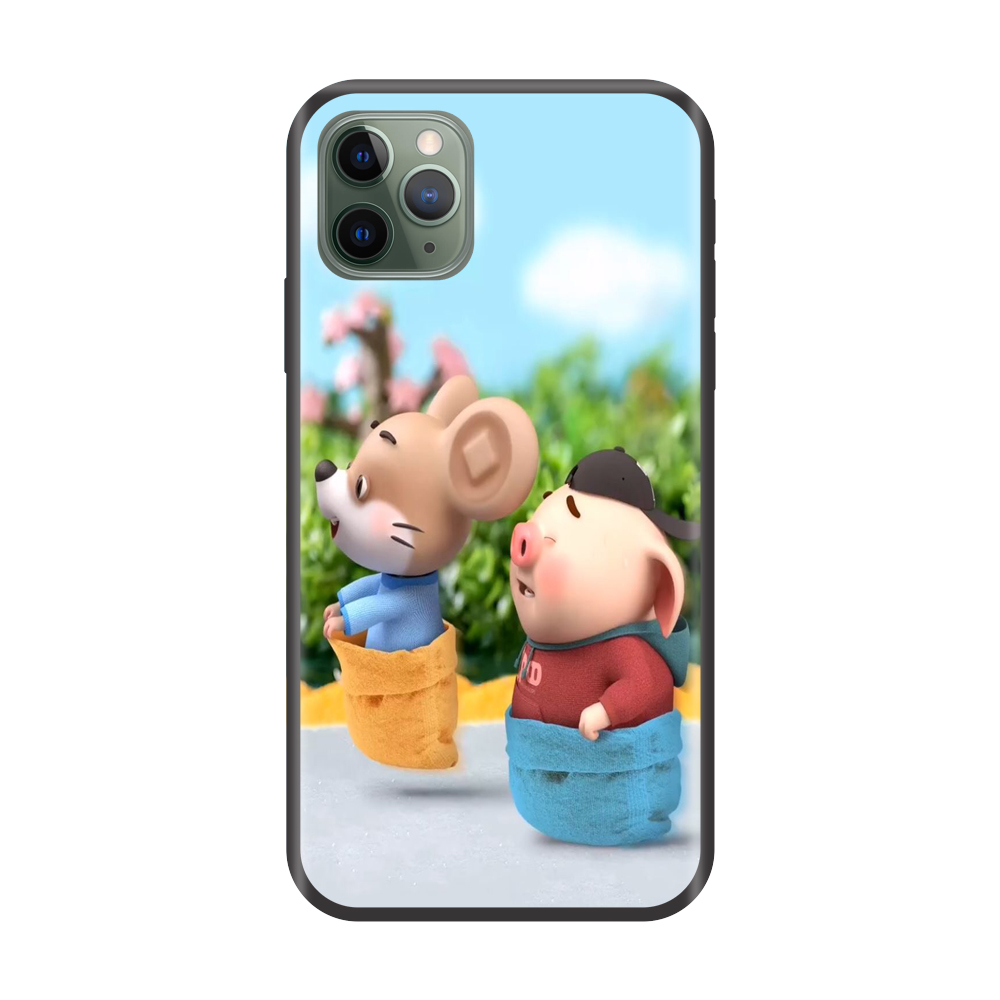 Ốp lưng TPU viền dẻo cho điện thoại IPHONE 11 PRO MAX Hình Chuột Tết 2020 Mẫu 05