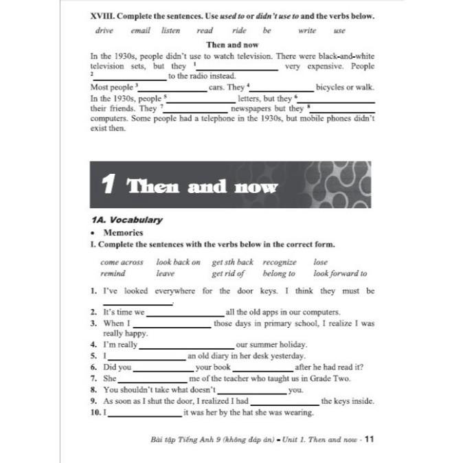 Bài tập tiếng anh 9 (bám sát sgk chân trời sáng tạo) tặng file đáp án- HAB