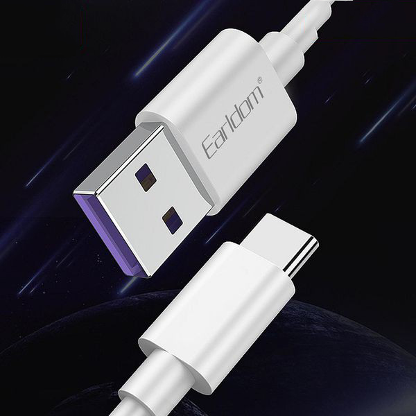 Cáp Sạc Siêu Nhanh 5A - Lightning, TypeC, USB - Earldom EC080 - Hàng chính hãng