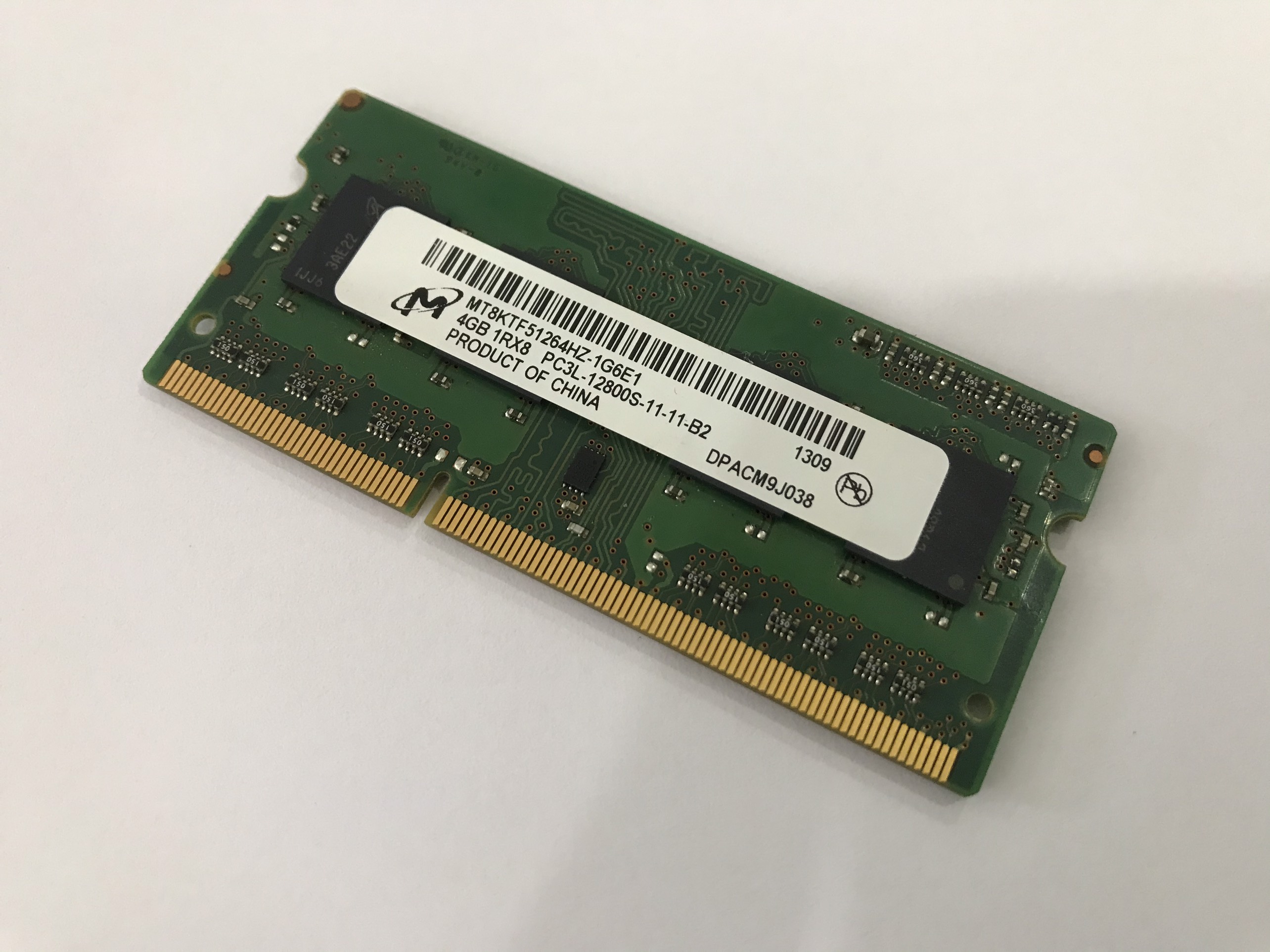 RAM Laptop Micron 4GB DDR3L Bus 1600 - Hàng Nhập Khẩu