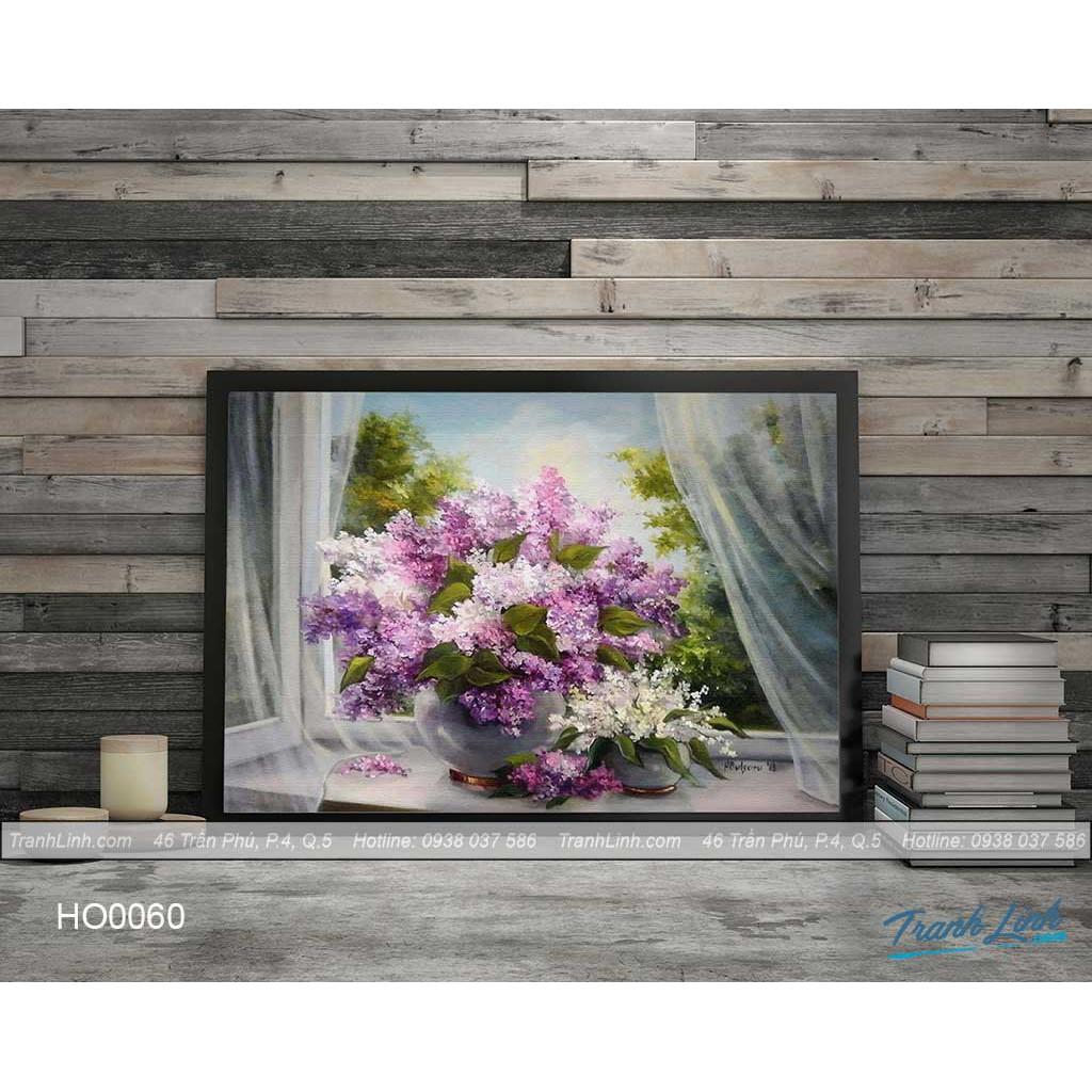 Tranh Canvas hoa treo tường trang trí phòng khách ho.ttph0110