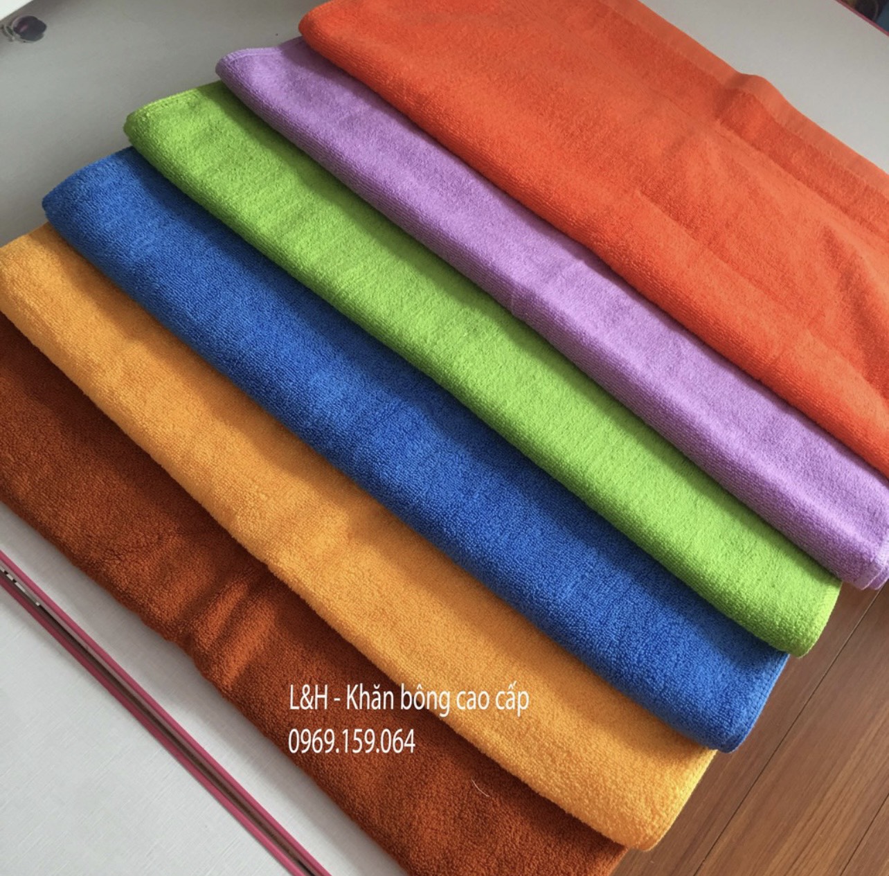 Set 3 khăn Tắm màu 50 * 100cm, Tân Thịnh