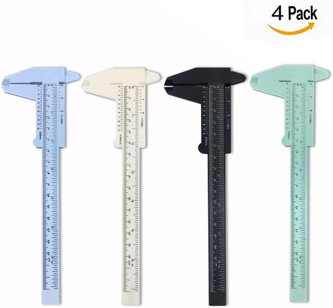 Đặt 4 slide nhựa, màu xanh lam đen, 6 '/150 mm