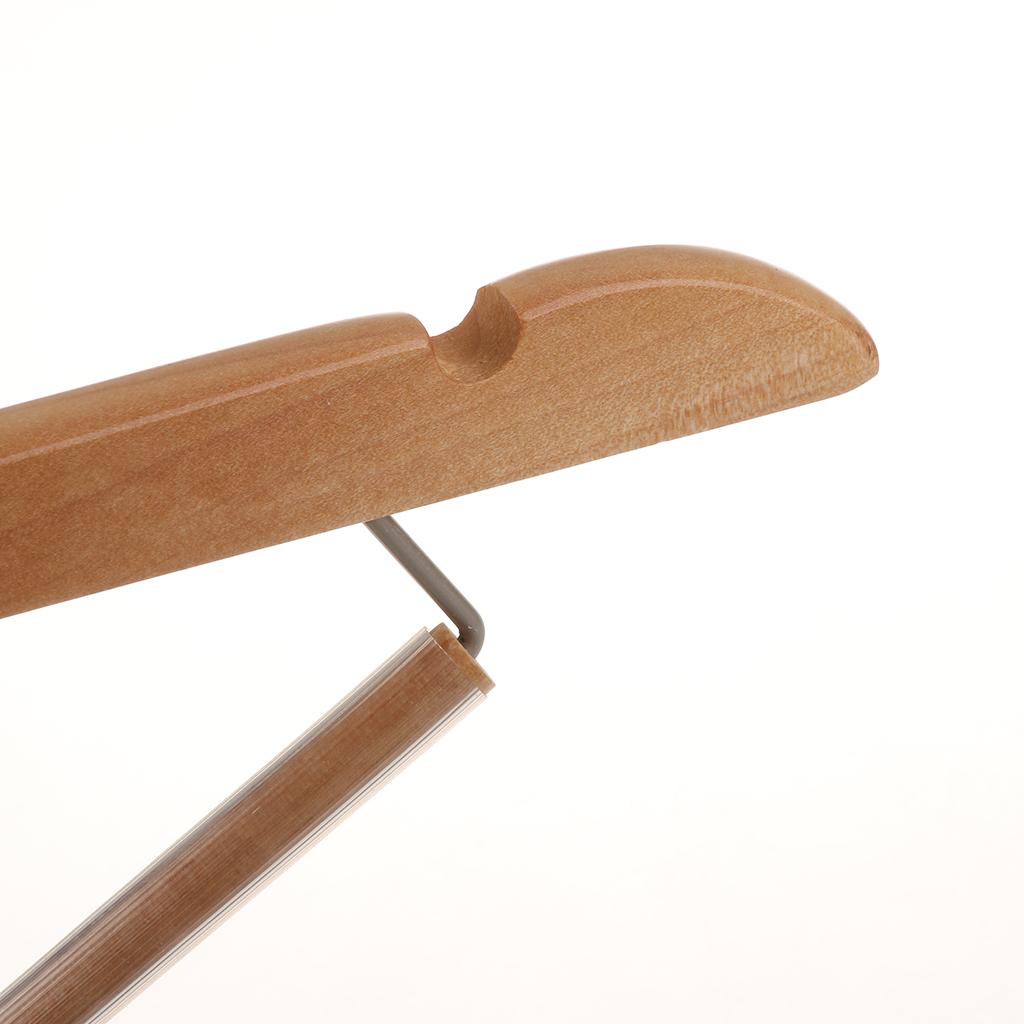 Durable Wooden Clothes Hangers Natural Finish