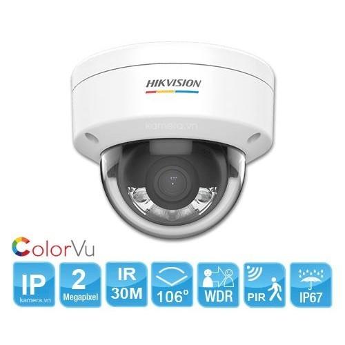 CAMERA IP HIKVISION DS-2CD1127G2-L hình ảnh màu sắc 24/7, Vỏ kim loại,bù ngược sáng, nhận dạng con người và phương tiện. ,.-Hàng chính hãng