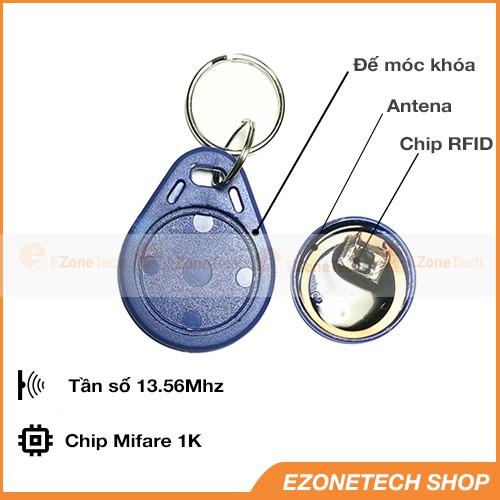 Thẻ Từ RFID Tần Số 13,56Mhz Dạng Móc Khóa