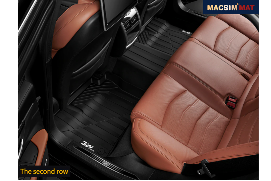 Thảm lót sàn xe ô tô Cadillac CT6 2015- đến nay nhãn hiệu Macsim 3W - chất liệu nhựa TPE đúc khuôn cao cấp - màu đen.