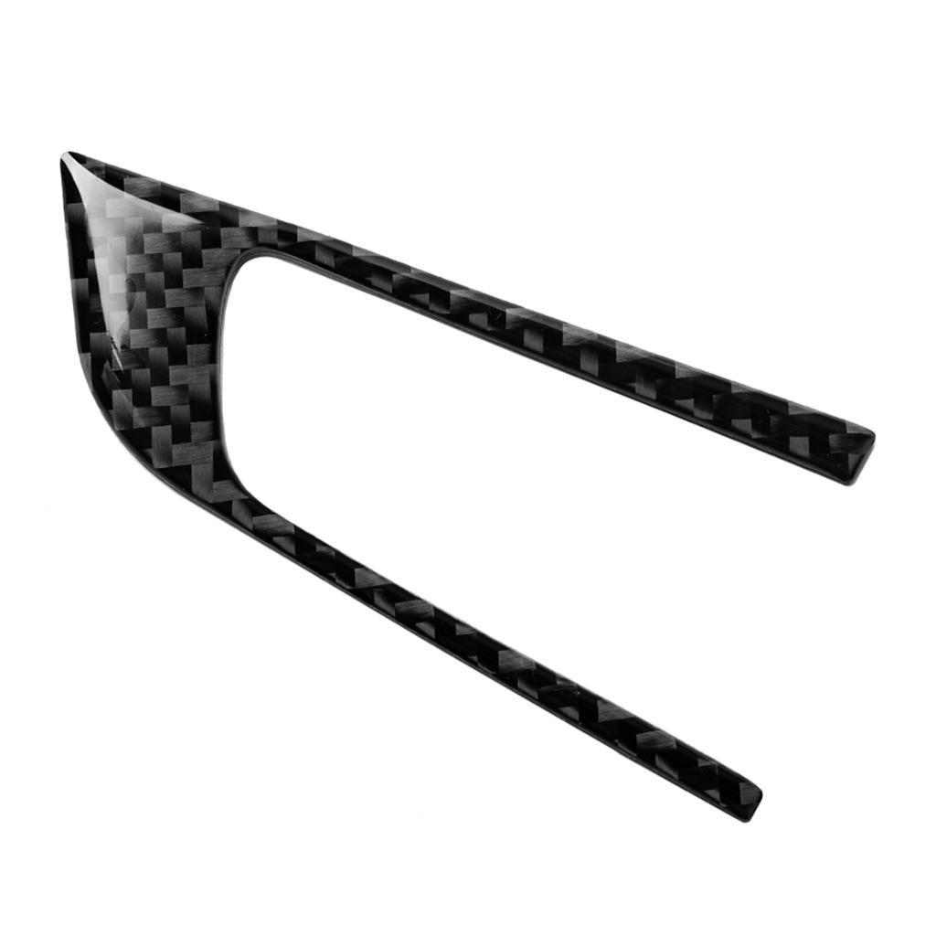 Carbon Fiber Steering Wheel Cover Case Trim Sticker for