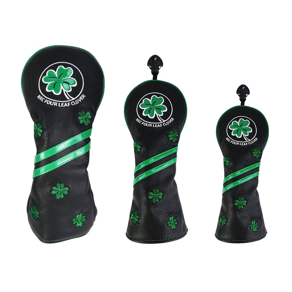 Durable Golf Wood Head Covers Woods Driver Headcover Cover Protector Accessories