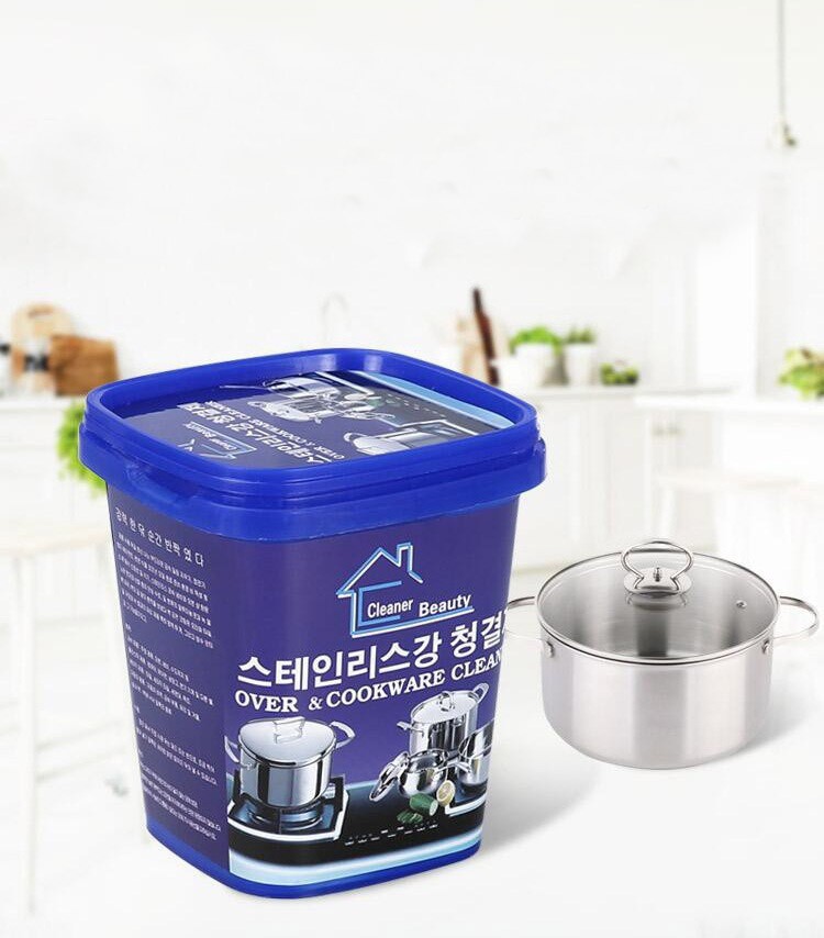 kem tẩy rửa đa năng nhà bếp oven cookware cleaner 500g kèm 02 móc dán treo 2