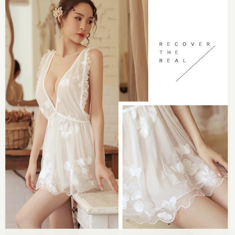 Váy ngủ sexy ren hoa nữ hoàng quyến rũ B1027