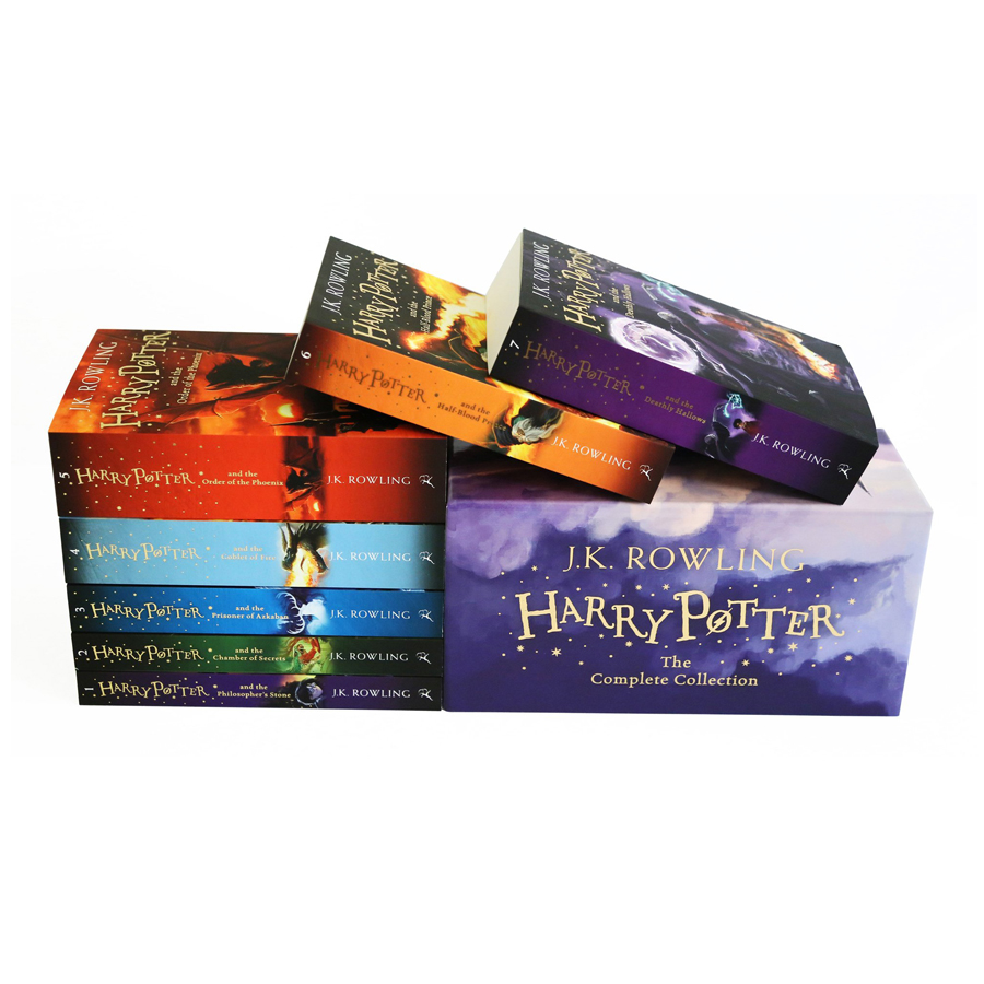 Harry Potter Box Set : Books # 1 to 7 - The Complete Collection Children - Bloomsbury UK Edition (Paperback) (English Book)