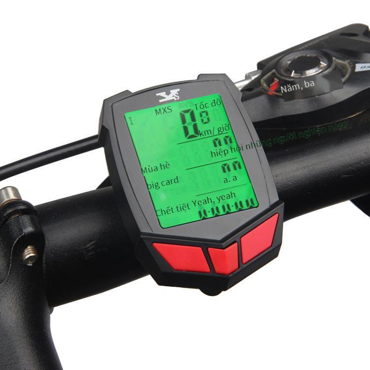 Khuyến Mãi YS661 Đồng Hồ Tốc Độ Xe Đạp Đa Năng Chống Thấm Nước Không Dây Mã Đồng Hồ Đo Đường Xe Đạp Bảng Mã Hướng Dẫn Sử Dụng Bảng Mã