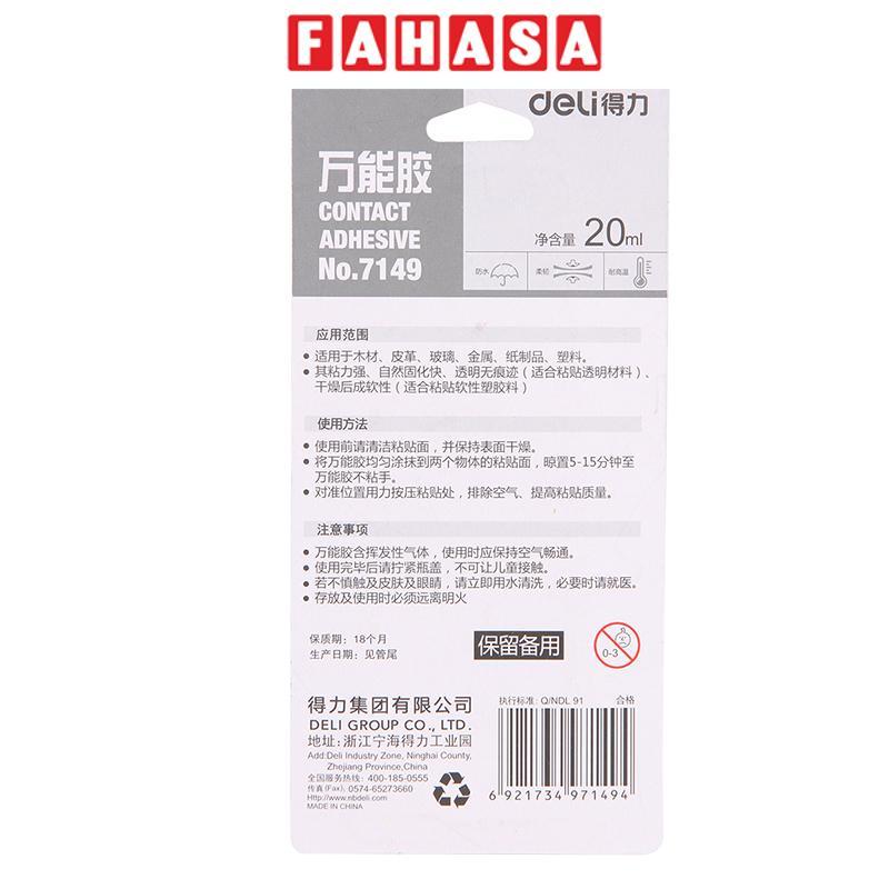 Keo Dán Giày Siêu Dính 20 ml - Deli 7149