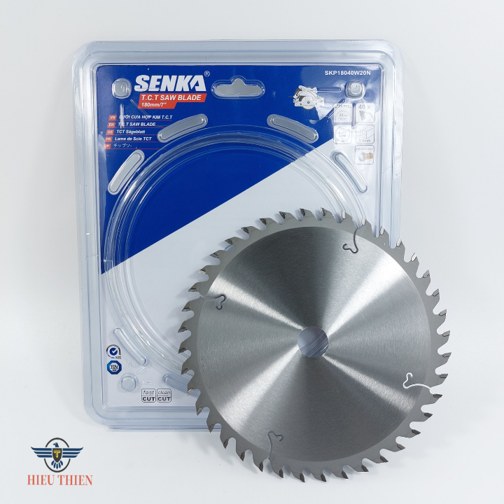 Lưỡi cắt gỗ hợp kim 180mm 40 răng SENKA