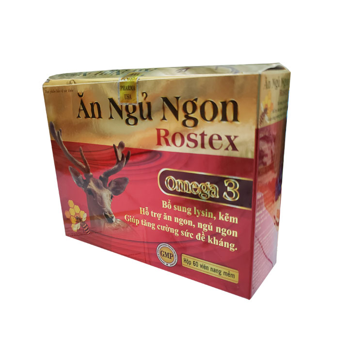 Ăn Ngủ Ngon Rostex hỗ trợ ăn ngon, ngủ ngon tăng cường sức đề kháng